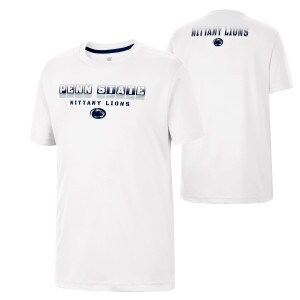 white youth short sleeve t-shirt Penn State Nittany Lions & Athletic Logo on front - Nittany Lions on back